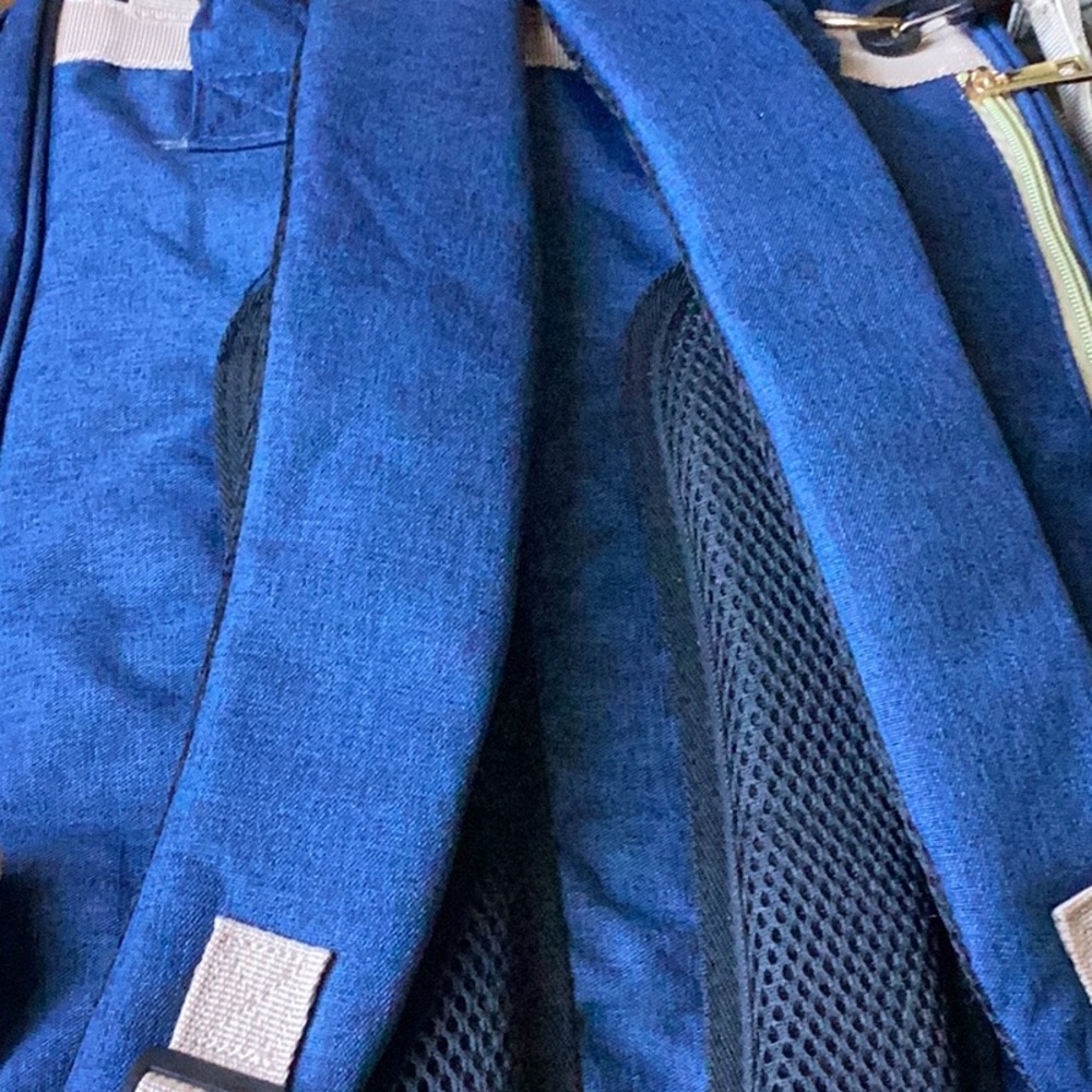New Blue Backpack diaper bag - Picture 5 of 5